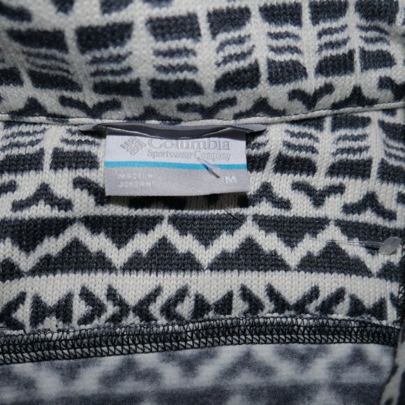 Columbia Sweater Weather 1/2 Zip Jacket Men's Size M Shacket Tonal Fair Isle NWT - Picture 7 of 12